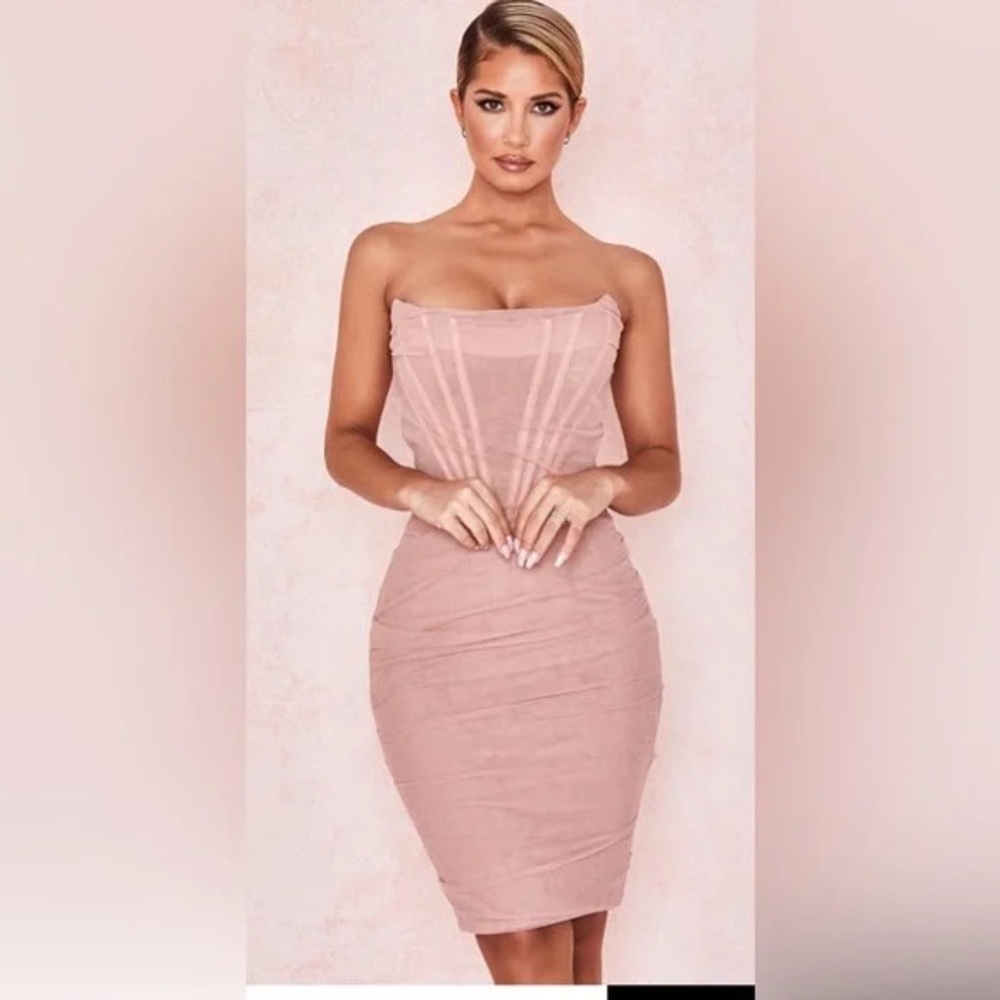 House of CB Leila Dress Blush XS